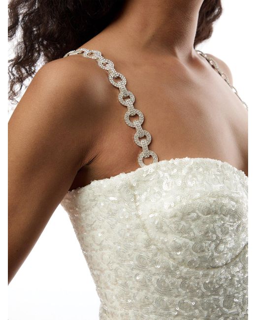 Nadine Merabi White Lucinda Jumpsuit