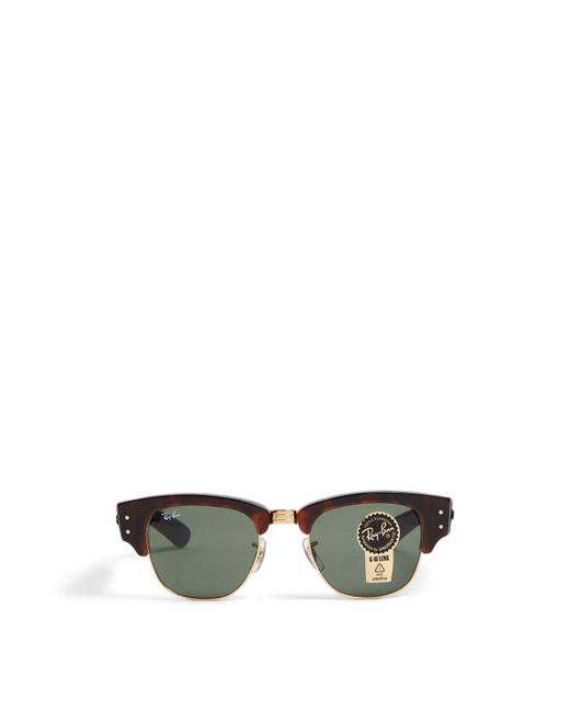 Ray-Ban Green Women's Rb0316s Mega Clubmaster Sunglasses