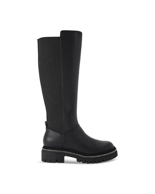 KG by Kurt Geiger Black Tiff High Leg