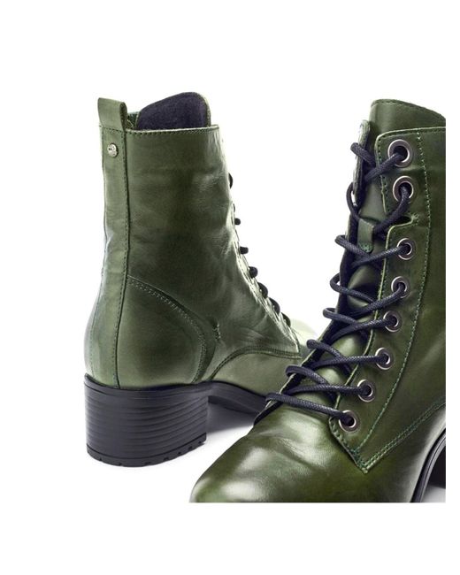 Moda In Pelle Green Women's Bezzie Boots