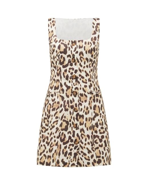 Forever New White Women's Caprice Scoop Neck Mini Dress
