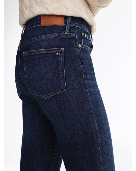 Tommy Hilfiger Blue Mid Rise Bootcut Jeans