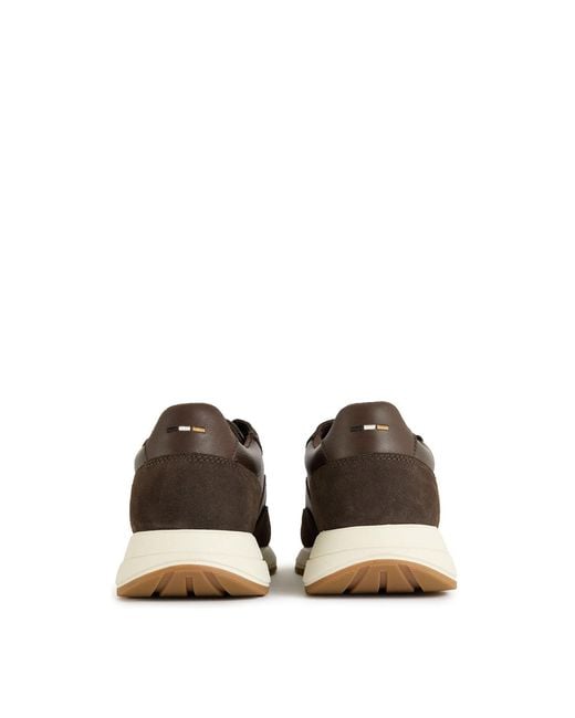 Boss Brown Vinston Runn Trainers for men