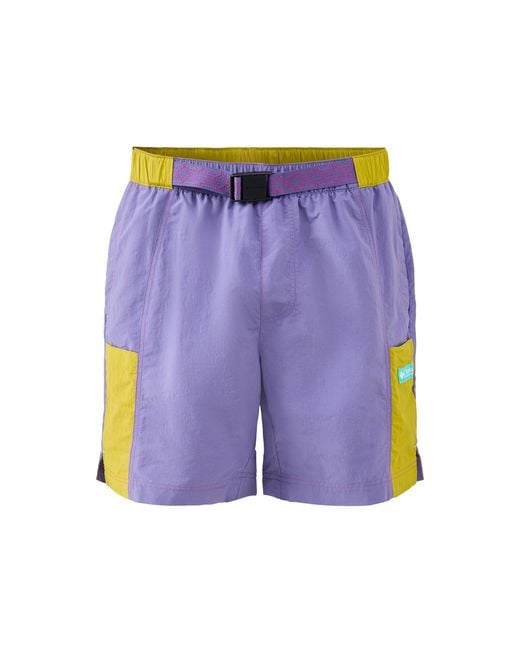 Columbia Purple Sequoia Grove Woven Short for men