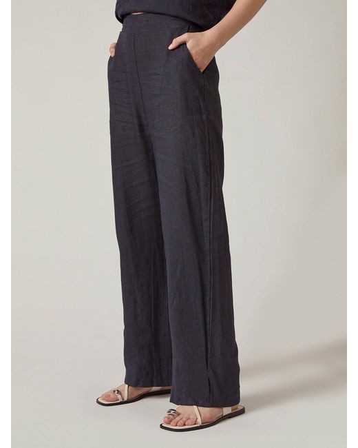 James Lakeland Blue Straight Leg Trousers