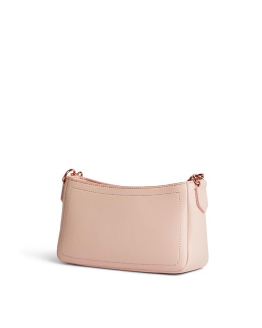 Love Moschino Pink Women's Heart Chain Shoulder Bag
