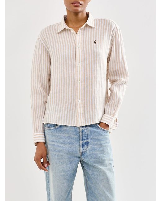 Polo Ralph Lauren White Stripe Shirt