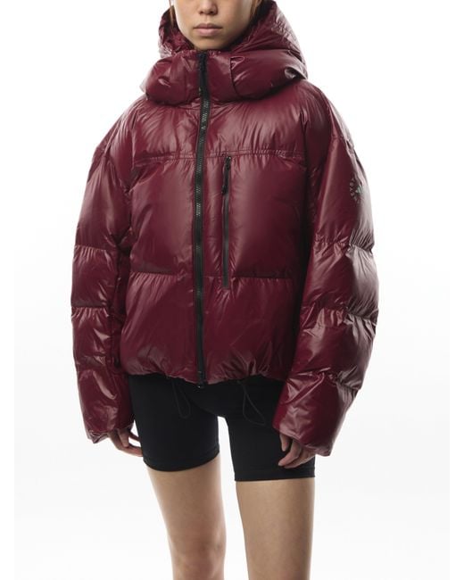 Adidas By Stella McCartney Red Women's Asmc Coat True Nature Padded
