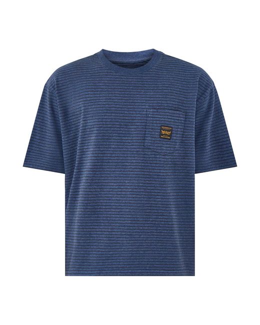 Levi's Blue Pocket Stripe T-Shirt for men