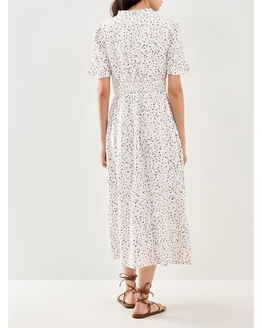 Aspiga White Esha Organic Cheesecloth Maxi Dress