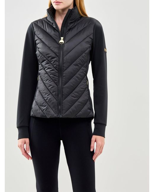 Barbour Black Luxara Quilted Sweat
