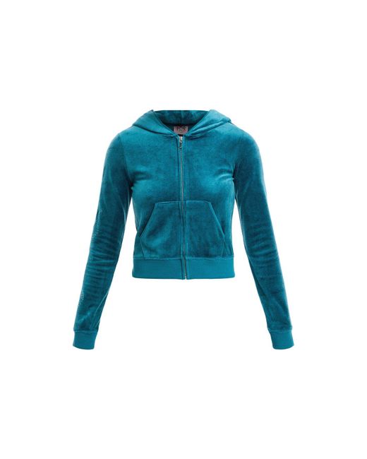 Juicy Couture Blue Women's Heritage Crest Robyn Hoodie