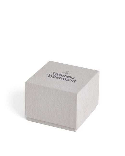 Vivienne Westwood White Pina Bas Relief Bracelet Bag