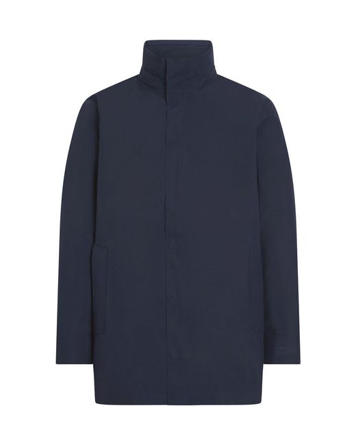 Calvin Klein Blue Mid Length Parka Jacket for men