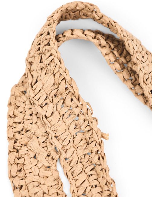 Pieces Natural Lisa Shopper Bag