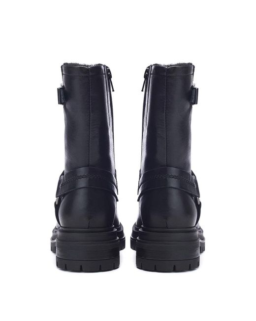 Moda In Pelle Blue Women's Olencia Leather Boots
