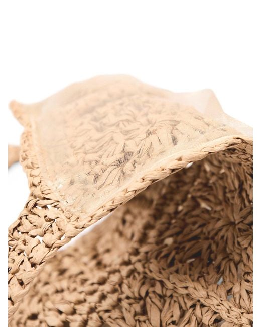 Pieces Natural Lisa Shopper Bag
