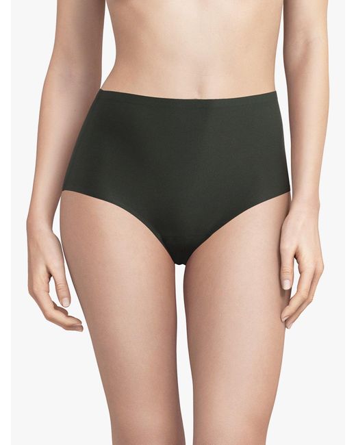 Chantelle Green Soft Stretch High Waisted Brief