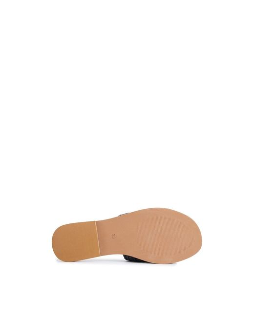 Sole Ldn White Blake Slide Sandals