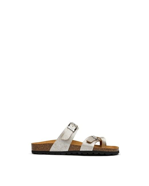 V.Gan White Garlic Comfort Footbed Sandals
