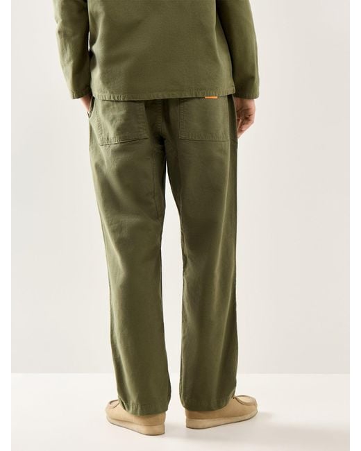 Service Works Green Classic Chef Pants for men