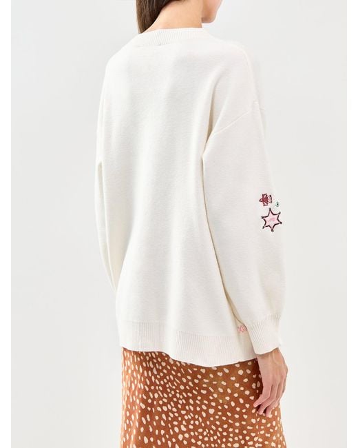 Never Fully Dressed White Western Martha Cardigan
