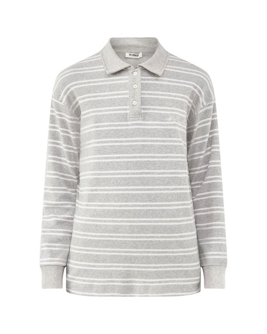 4th & Reckless Gray Chelsea Rugby Top