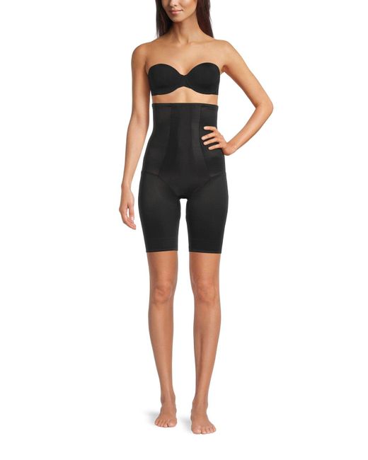 Miracle Control Black Hi Waist Thigh Slimmer