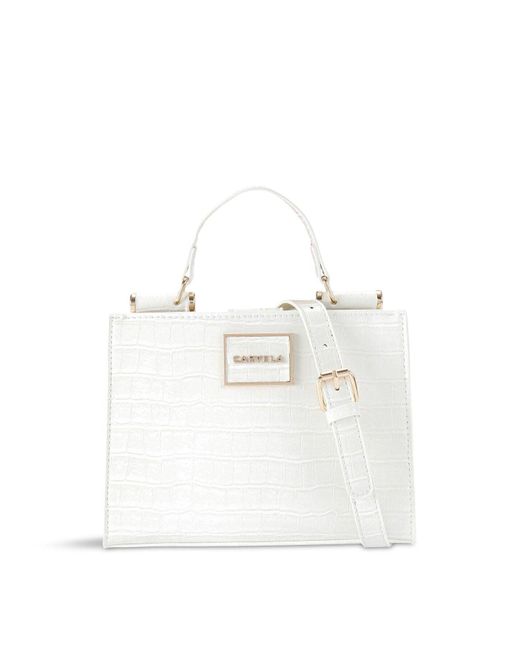 Carvela Kurt Geiger White Women's Jessica Mini Tote 2