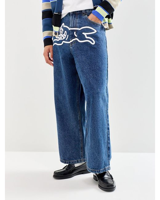 ICECREAM Blue Running Dog Triple Scoop Jeans for men