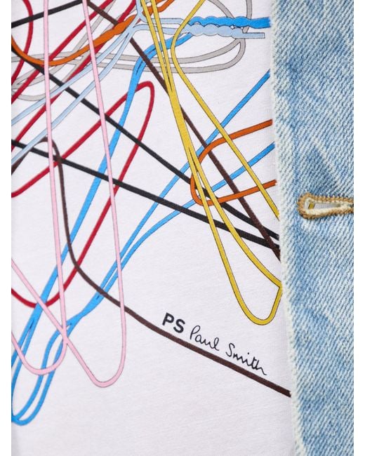 Paul Smith White Hangers Graphic T-Shirt for men