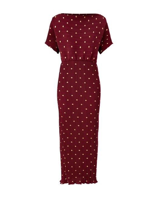 Never Fully Dressed Red Tilly Midi Dress