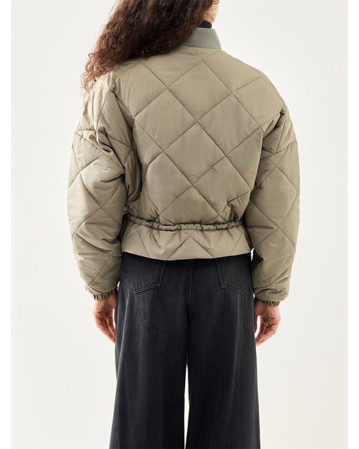 Barbour Natural Pagan Quilted Jacket Khaki