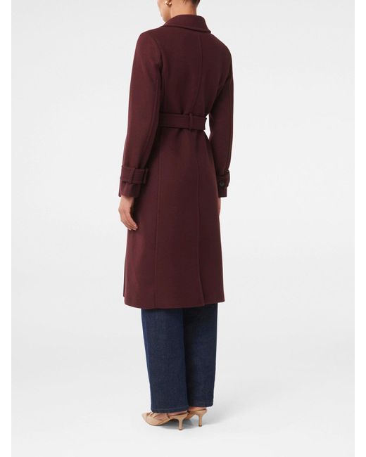 Forever New Red Bella Wrap Coat