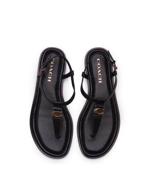 COACH Black Women's Jessica Sandals