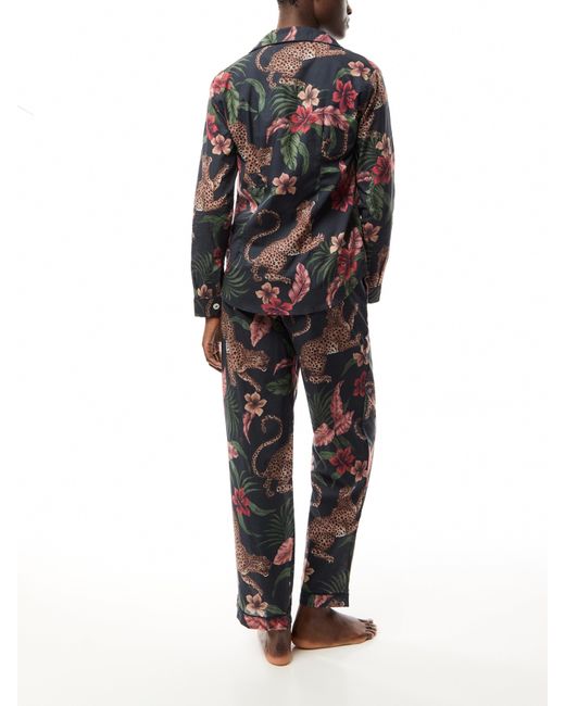 Desmond & Dempsey Black Soleia Long Set