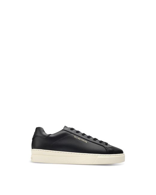 Filling Pieces White Tiebreak Core Trainers, Leather for men