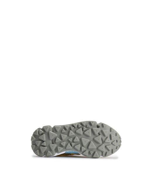 Flower Mountain White Yamano 3 Suede Trainers for men
