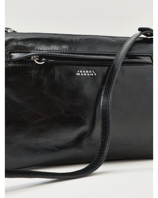Isabel Marant Black Winna Duo Shoulder Bag