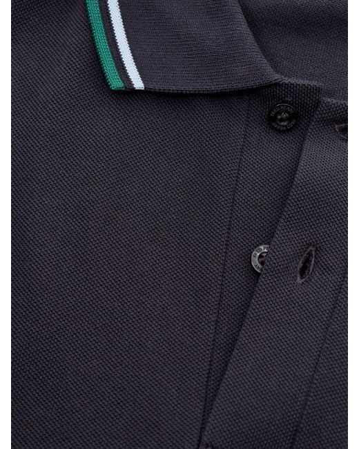 Fred Perry Blue Twin Tipped Polo Shirt for men