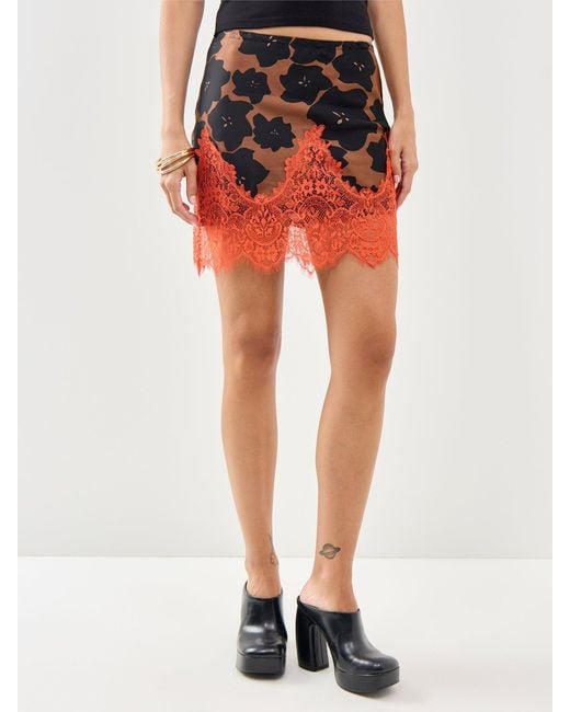Never Fully Dressed Red Mini Maeva Skirt