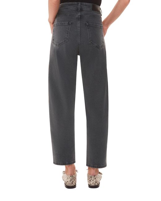 Whistles Blue Stretch Barrel Leg Jean