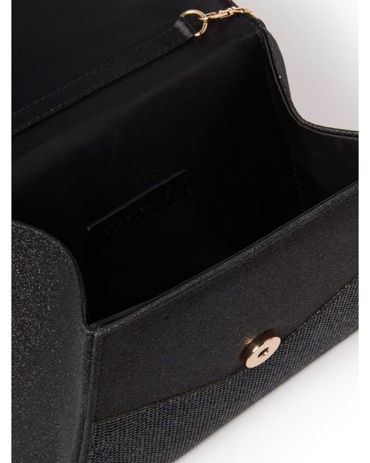 Forever New Black Skye Sparkle Top Handle Mini Bag