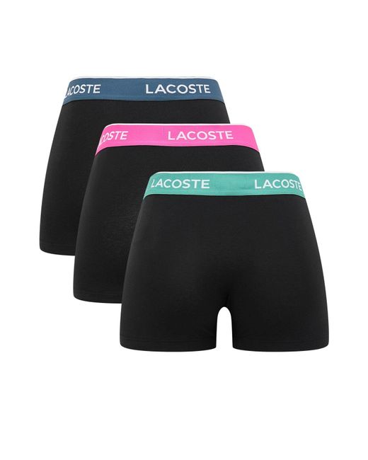 Lacoste Multicolor Three Pack Trunks for men