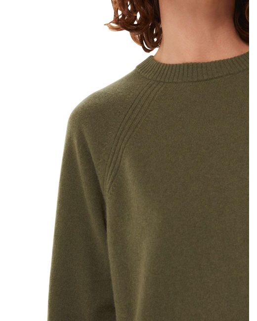 Whistles Green Women's Ultimate Cashmere Crew Neck