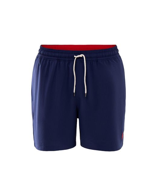 Polo Ralph Lauren Blue 5.75-Inch Traveler Classic Swim Shorts for men