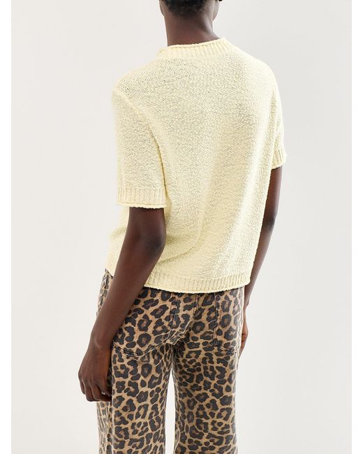 roandzo Natural Textured Knit Top