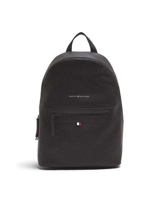 Tommy Hilfiger Black Essential Backpack for men