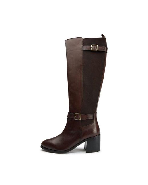 Sole Black Gotta Elasticated Knee High Boots