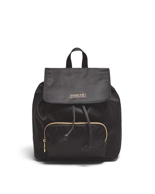 Barbour Black Qualify Backpack
